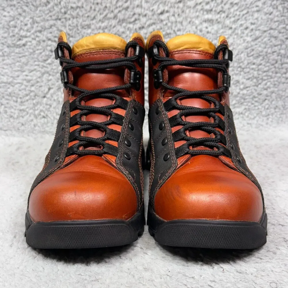Nike ACG Air Adventurist Mens Size 6.5‎ Hiking Boots Black Brown Leather Vintage